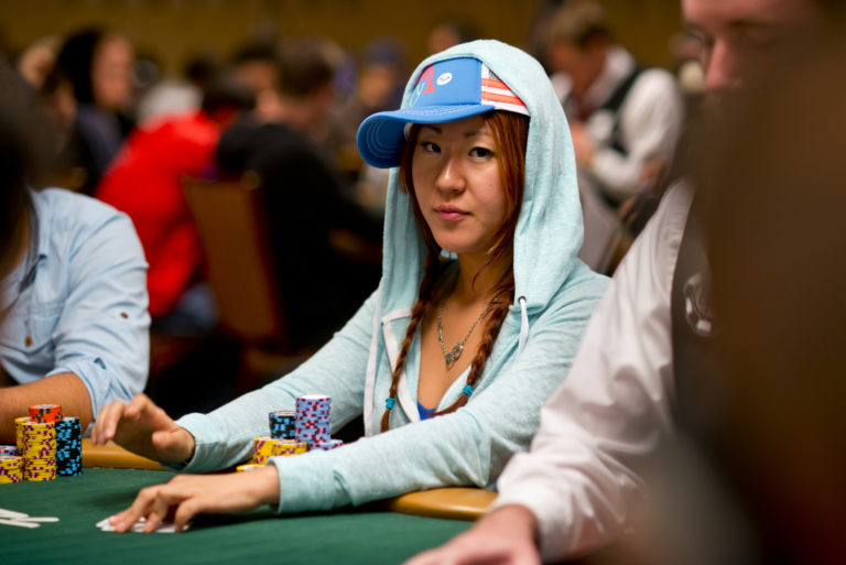 professional female poker player